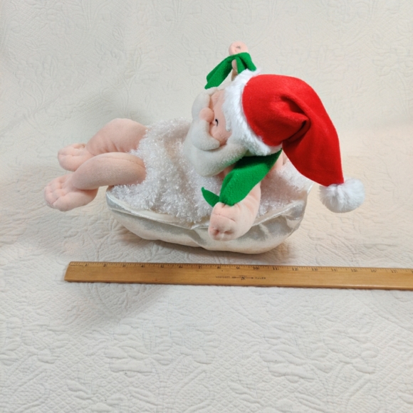 Vintage SOUND N LIGHT ANIMATRONIC SPLISH SPLASH SANTA in TUB ANIMATED SINGING - Picture 12 of 13